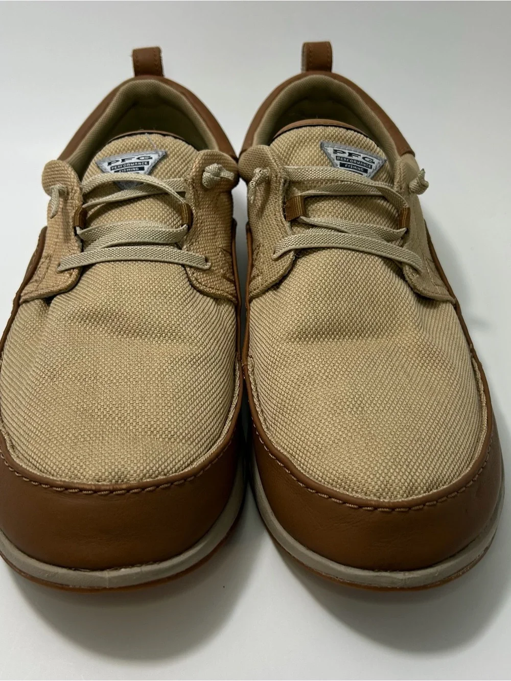 Columbia Men's PFG Bahama Vent Loco Relaxed III Boat Shoes Mens 11 Brown & Tan